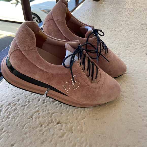 Pretty Ballerina Ladies Sneakers blush pink size 9 - Picture 6 of 8